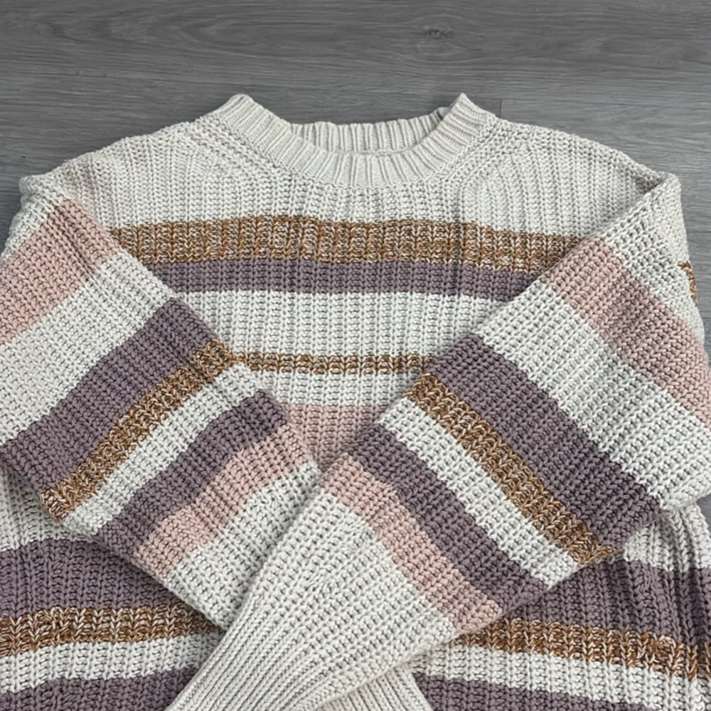 Aeropostale Multicolor Striped Sweater